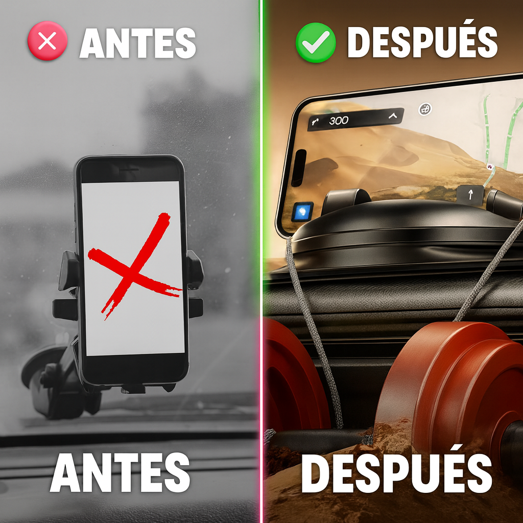 Soporte CarMount Pro – Estabilidad y carga en tu auto