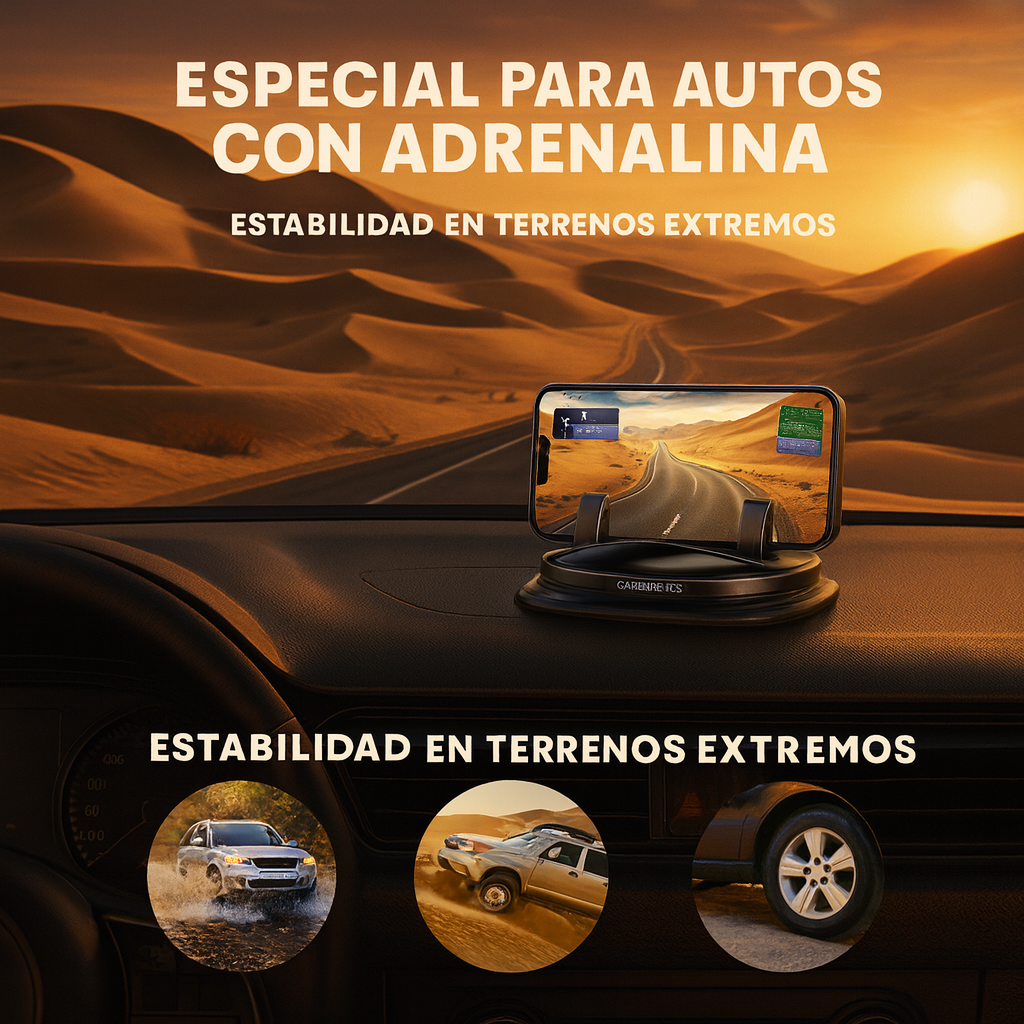 Soporte CarMount Pro – Estabilidad y carga en tu auto